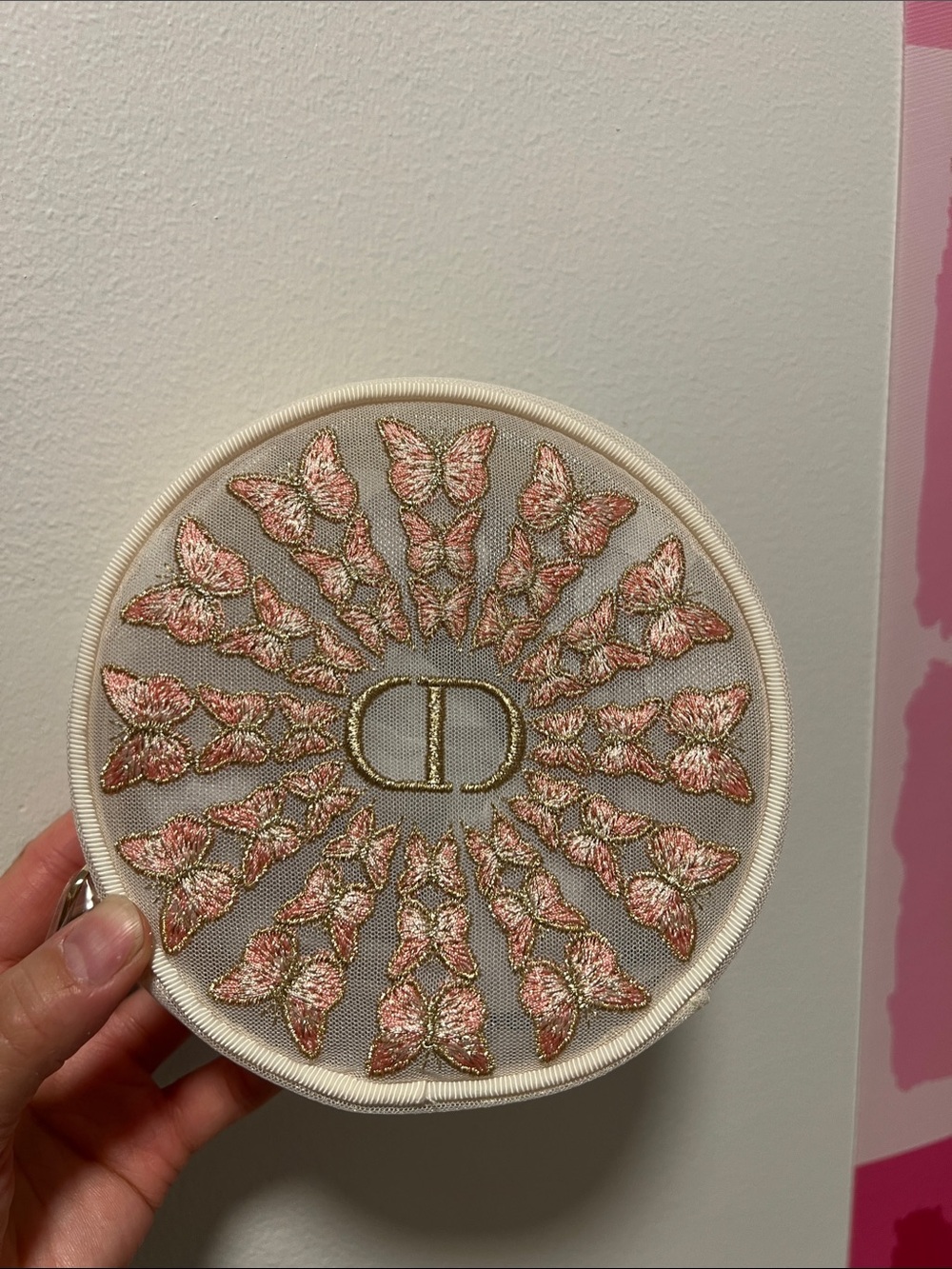 Dior Embroidered Butterfly bag